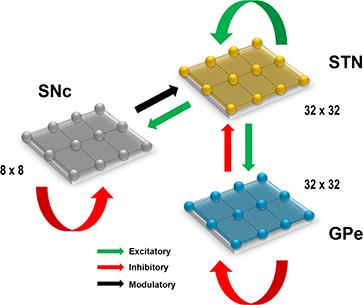 A Computational Model of Loss of Dopaminergic Cells in Parkinson's Disease Due to Glutamate-Induced Excitotoxicity